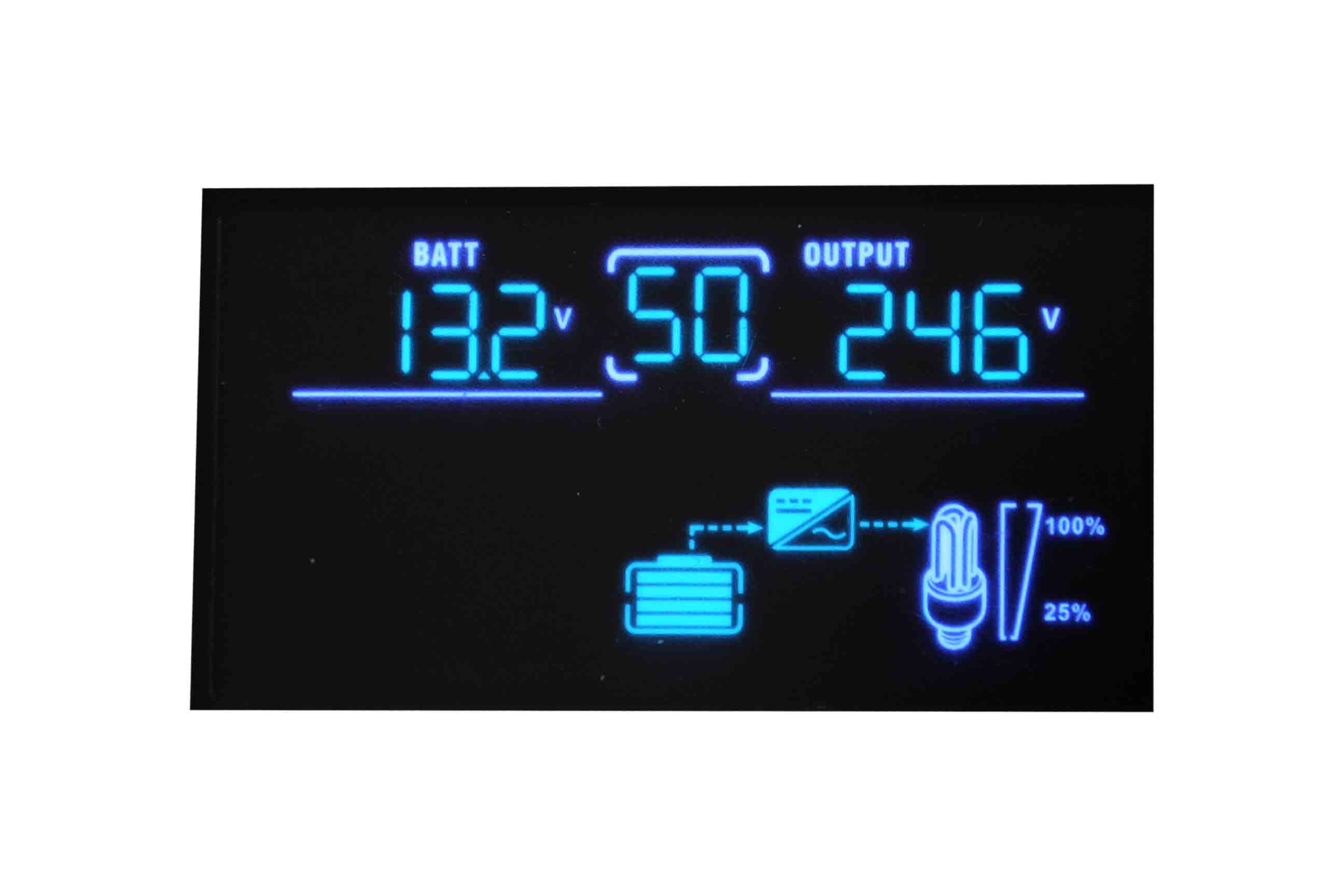 2000 Watt Pure Sine Wave Inverter with Mains Transfer Switch